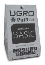UGRO Pot 9L / 900g - baton cocos în sac cu drenaj