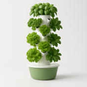 Turn aeroponic pe 5 niveluri pentru 20 de plante