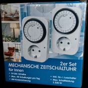 Set 2 x Temporizator mecanic pentru interior max. 3.5 kw