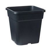 Ghiveci pătrat negru Vega
