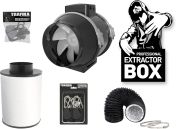 Kit extractor Trafika 150 mm / 690 m3h cu Filtru de carbon