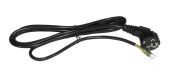 Cablu de alimentare Schuko 3×0,75mm² – 2m (negru)