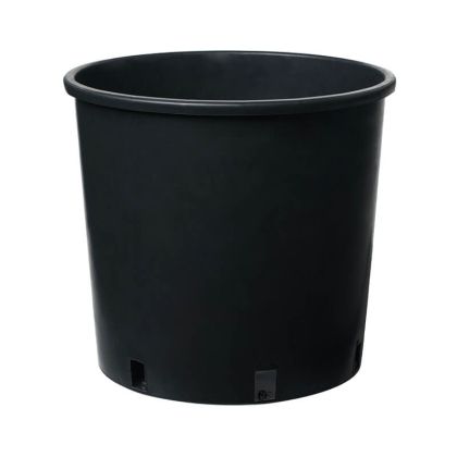 Ghiveci rotund negru de 9,5 l