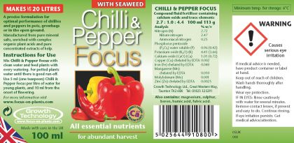 Chilli Focus - Îngrășământ pentru ardei iute 300 ml