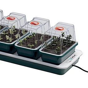 Kit propagator încălzit 7 celule – Garland Super 7 Windowsill