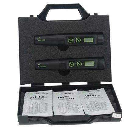 Kit tester de buzunar Milwaukee (pH51 și EC66) - kit instrumente de măsurare pH și EC