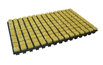 Tavă germinare cu vată minerală