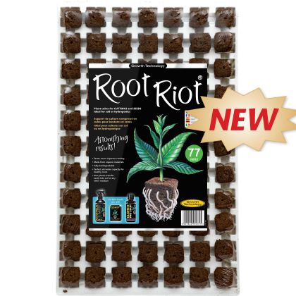 Cuburi pentru înrădăcinare/ germinare + tavă - Root Riot 