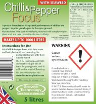 Chilli and Pepper Focus - Îngrășământ pentru Ardei 5L