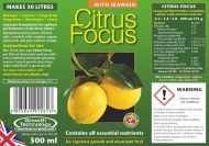 Citrus Focus - Îngrășământ pentru Citrice 300 ml