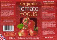 Tomato Focus 1l – Nutrienți pentru Roșii și Legume cu Fruct