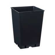 Ghiveci pătrat negru