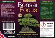 Bonsai Focus - Fertilizant pentru Bonsai