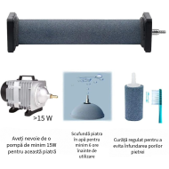 Piatră de aerare cu capete pătrare 150mm